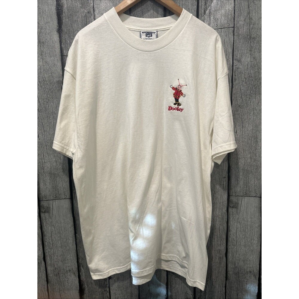 Vintage Dooley And Pals Show White Lee Shirt Size XL